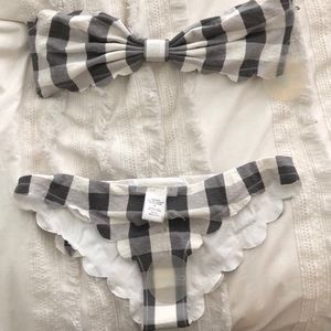 Marysia gingham scalloped bikini